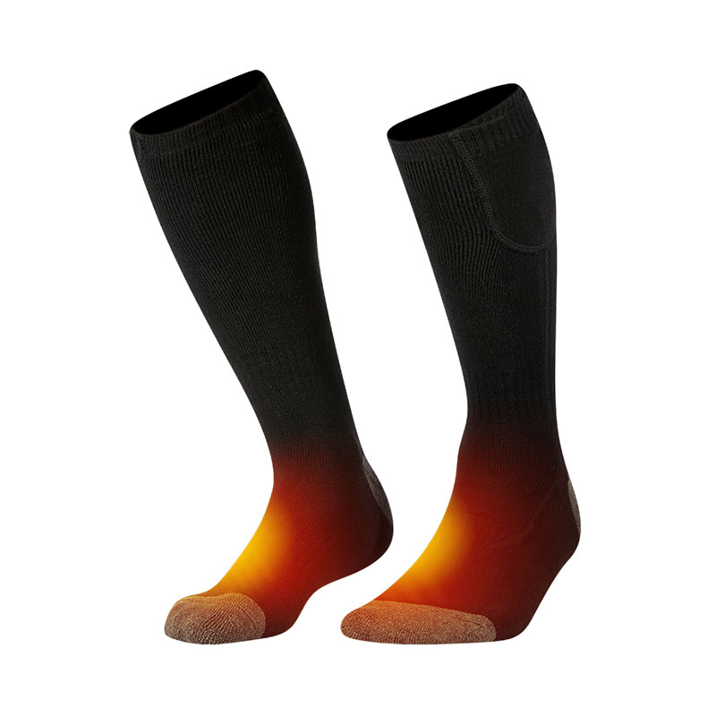 ถุงเท้าเดินป่าอุ่นสำหรับสภาพอากาศ Clod, เครื่องอุ่นแบตเตอรี่แบบชาร์จไฟได้สำหรับเท้าเย็นเรื้อรัง