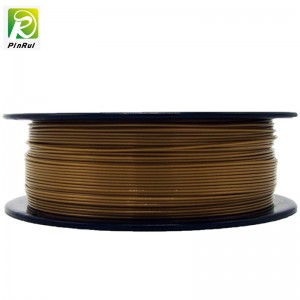 Pinrui คุณภาพสูง 1 กก. 3D PLA เครื่องพิมพ์ Filament สีทอง