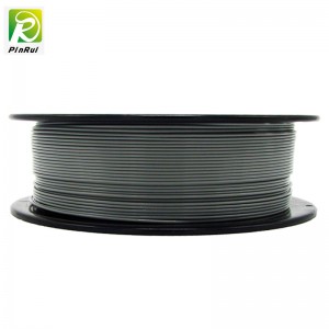 Pinrui ที่มีคุณภาพสูง 1 กิโลกรัม 3D PLA เครื่องพิมพ์ Filament สีเทา