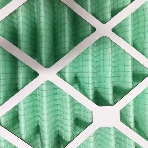 Merv8 กรอบกระดาษประสิทธิภาพหลักก่อนแผงกรองอากาศ HVAC สำหรับปศุสัตว์&หมูฟาร์ม