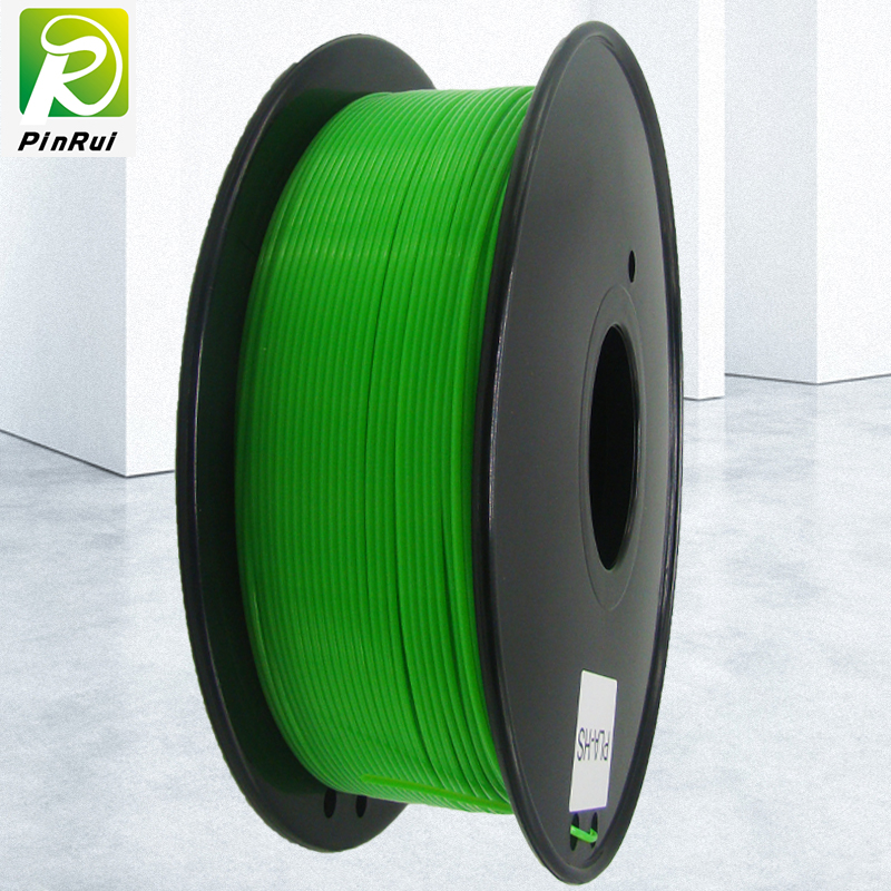 Pinrui ที่มีคุณภาพสูง 1 กิโลกรัม 3D PLA เครื่องพิมพ์ Filament สีเขียวโปร่งใส