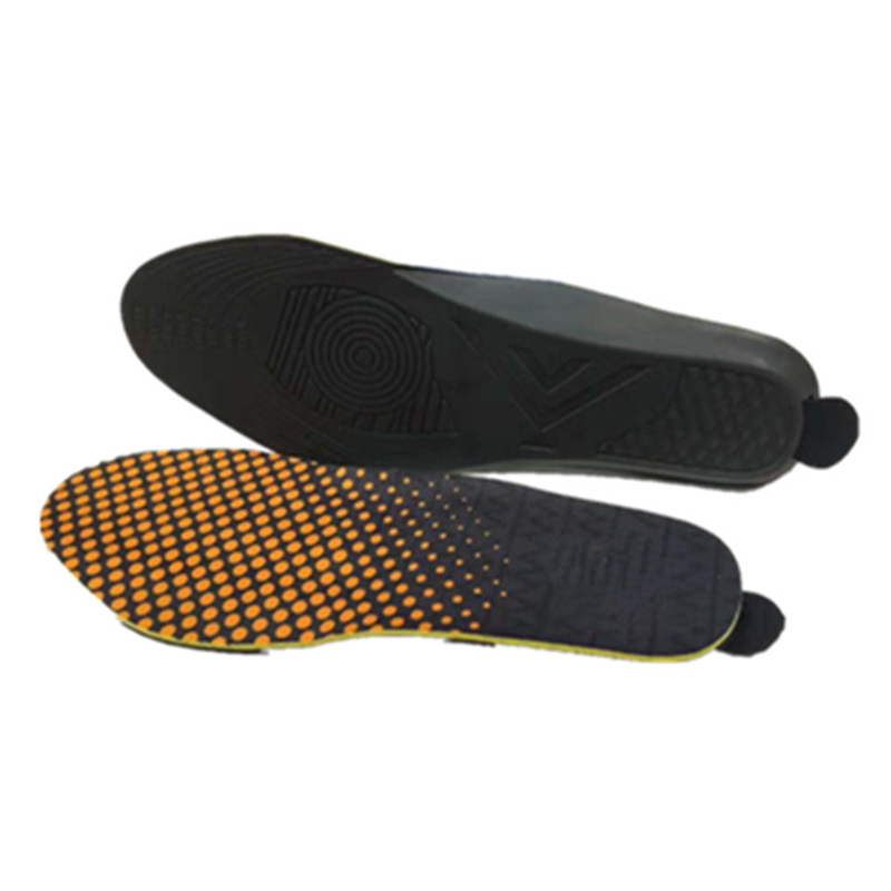 การออกแบบใหม่พื้นรองเท้าอุ่นไฟฟ้า, พื้นรองเท้าความร้อนของแบตเตอรี่สำหรับอุ่นขึ้น