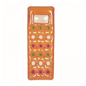 โซฟาอากาศพีวีซีเก้าอี้เลานจ์อุปกรณ์ว่ายน้ำลอย 18 หลุมที่นอนกลางแจ้ง