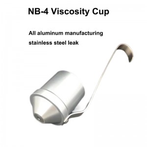 สแตนเลสความหนืดถ้วยห้องปฏิบัติการ Viscometer ห้องปฏิบัติการสีพิมพ์หมึกทดสอบความหนืดถ้วยทดสอบ