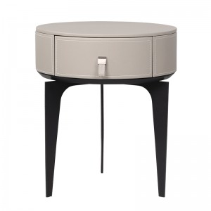 Nightstand Mini Mini Small Modern Round Bedside Table แคบ ๆ