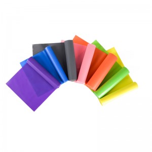 วงดนตรีออกกำลังกาย, วงดนตรีแนวต้านยาว, วงโยคะสปอร์ตยืดหยุ่นแถบความยืดหยุ่นของน้ำยางธรรมชาติยืดหยุ่นสำหรับการบำบัดทางกายภ...