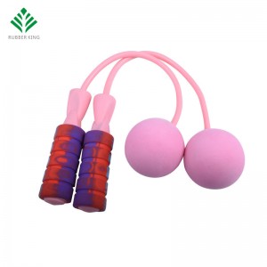 เชือกกระโดดแบบไร้เดียงสาเชือกกระโดดไร้สายถ่วงน้ำหนักสำหรับการออกกำลังกายการออกกำลังกายการกระโดดเชือกกระโดดเชือกสำหรับผ...