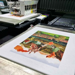 เสื้อยืดพิมพ์ดิจิตอล Kangli White Ink