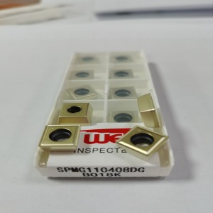 SPMG แทรกเหล็กกล้ากลึง, สแตนเลส, เหล็กหล่อ, โลหะผสมอลูมิเนียม, ทองเหลือง