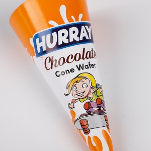 ไอศกรีมฟู้ดไอศครีมไอศครีมไอศครีมกรวยกรวยกรวยกระดาษบรรจุภัณฑ์และการพิมพ์ผู้ผลิตตามความต้องการและการผลิตตามความต้องการ