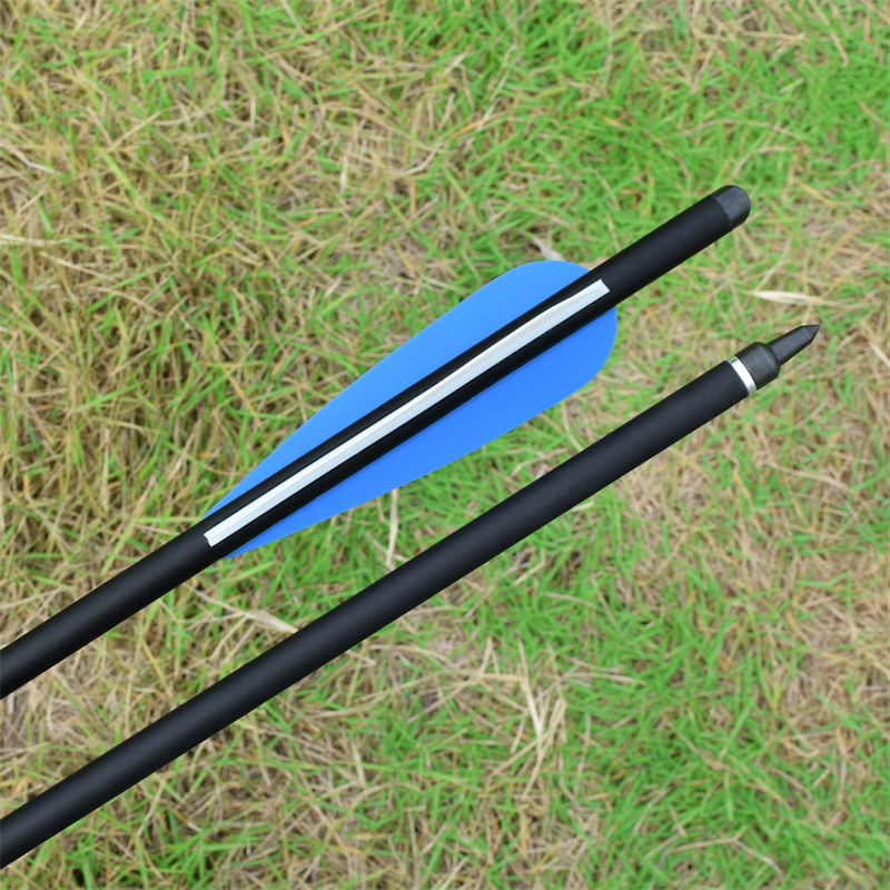 elongarrow 16-22inches Archery Hunting Arrow Bolts Bolts Rollfiberglass Bolts สำหรับนักล่าหน้าไม้กลางแจ้ง