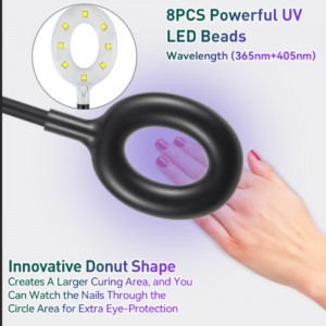 m&r 102a โคมไฟเล็บ LED ไร้สาย&16w โคมไฟฟลูออเรสเซนต์