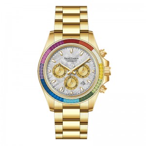 นาฬิกาสเตนเลสสตีลควอตซ์ watchdg9003