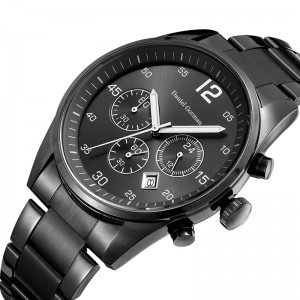 Daniel Gorman RM2210 การออกแบบใหม่ Hot Sell Band Metallic Quartz Twist Platinum Geneva Luxury Men Watches