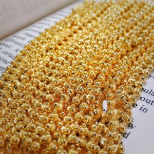 สร้อยข้อมือลูกปัดทอง 18k พร้อมจัดส่ง