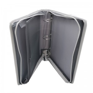 13 นิ้วซิป Binder-3 แหวนซิปบีบสำหรับโรงเรียนขนาดตัวอักษรขนาดไนล่อน 3 วงแหวนวงแหวน 2 นิ้ว