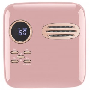 m&r 701pro โคมไฟเล็บ LED ไร้สาย, เครื่องเป่าเล็บไร้สาย, ไฟเล็บ LED แบบชาร์จไฟได้ 72W, เจลพกพา UV LED ตะเกียง LED พร้อมเซ็นเซอร์การตั้งค่าตัว...