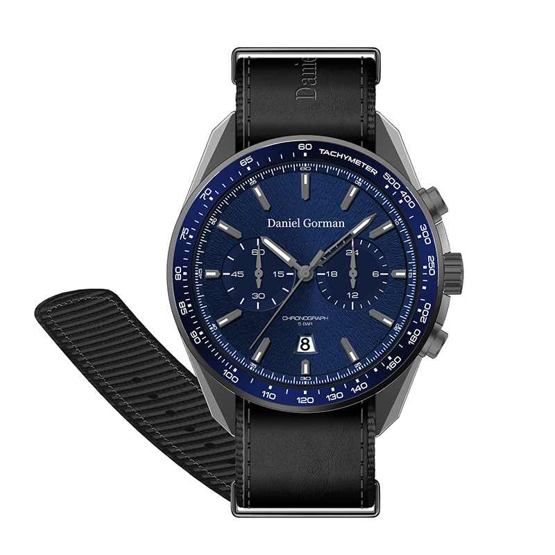 2022 Daniel Gormandg9005 Luxury Men Watches โลโก้แบบกำหนดเองนาฬิกาข้อมืออัตโนมัติสแตนเลสสตีลสอง Tourbillon Watch