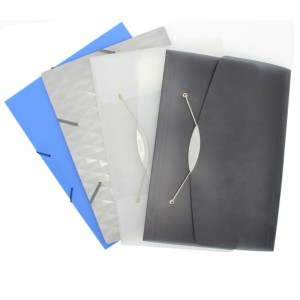 A4 Size PP Plastic Button Document Bag สำหรับโรงเรียนและสำนักงาน