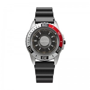 Daniel Gorman Go15 Magnetic Bead Men \\\\ S Watch Sports Creative Sports Watch Cool Borderless Fashion Design Stainless Steel Strap กันน้ำนาฬิกากันน้ำ