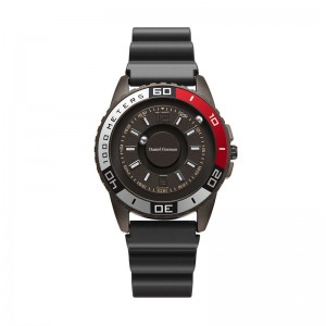 Daniel Gorman Go15 Magnetic Bead Men \\\\ S Watch Sports Creative Sports Watch Cool Borderless Fashion Design Stainless Steel Strap กันน้ำนาฬิกากันน้ำ