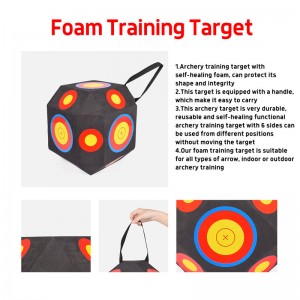 elongarrow 410033-01 38*38*38 ซม. ยิงธนู EVA เป้าหมายสำหรับการยิงเป้าหมาย