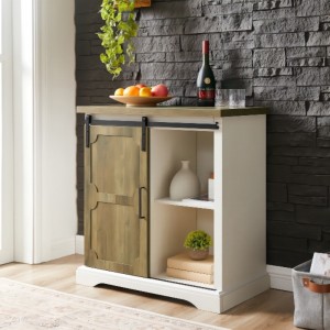 Mixcept 32 \\\\ \\\"บุฟเฟ่ต์ตู้คอนโซลที่ทันสมัยและร่วมสมัยตู้เก็บโต๊ะคอนโซลโต๊ะพร้อมประตูบานเลื่อนห้องครัวห้องรับประทานอาหารเฟอร...