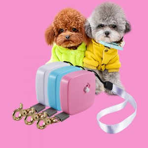 สายจูงสายจูง Mini Retractable Dog Lesh สำหรับแมวตัวเล็ก ๆ