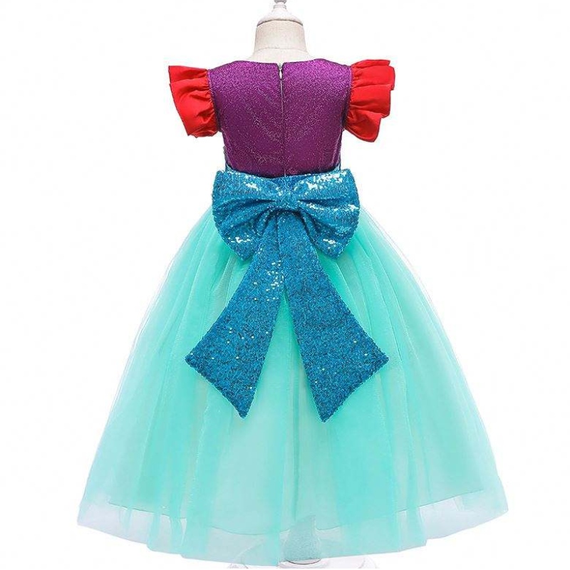 Baige Kids Mermaid Ariel Princess Girl Dress Halloween Performance Cosplay เครื่องแต่งกาย Mry002