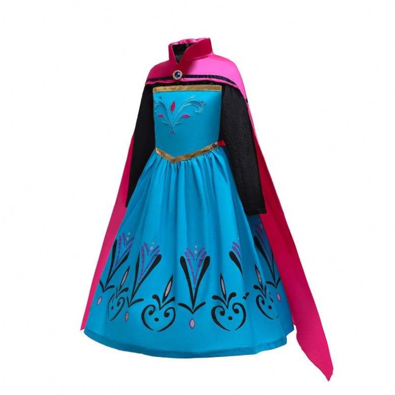 Baige Christmas Halloween Party Dresses สำหรับเด็กเจ้าหญิง Anna Elsa คอสเพลย์เครื่องแต่งกายบทบาทเด็ก