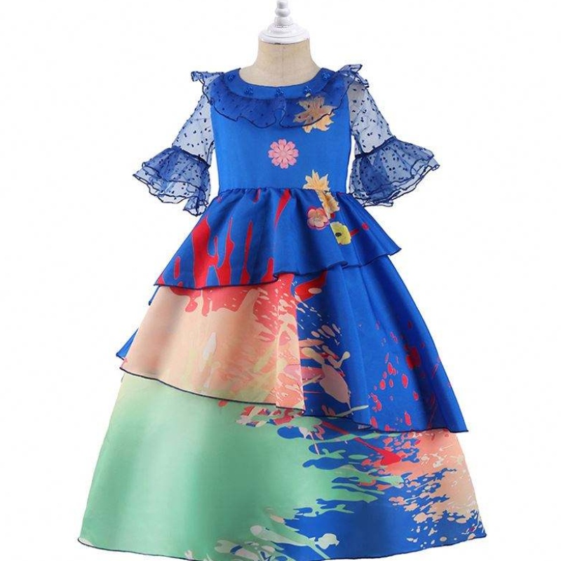 ชุดคอสเพลย์ Baige ชุดฮาโลวีน Princess Dress Encanto Mirabel Girl Party Dress พร้อมกระเป๋าฟรี