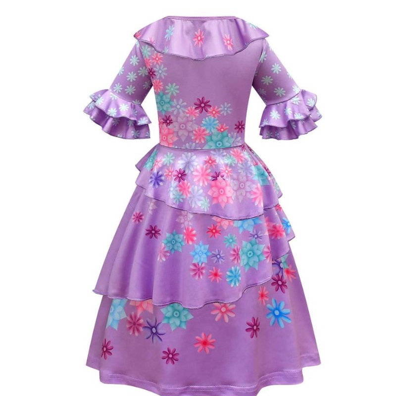 Carnival Cosplay Kids Girls Party Encanto Madrigal ชุด Halloween Mirabel ชุดแต่งกาย