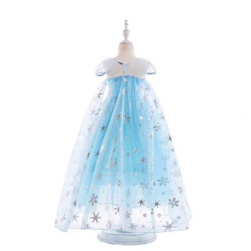 Princess Costumes งานเลี้ยงวันเกิดสาวน้อย Elsa Beadings Princess Dress HCGD-044