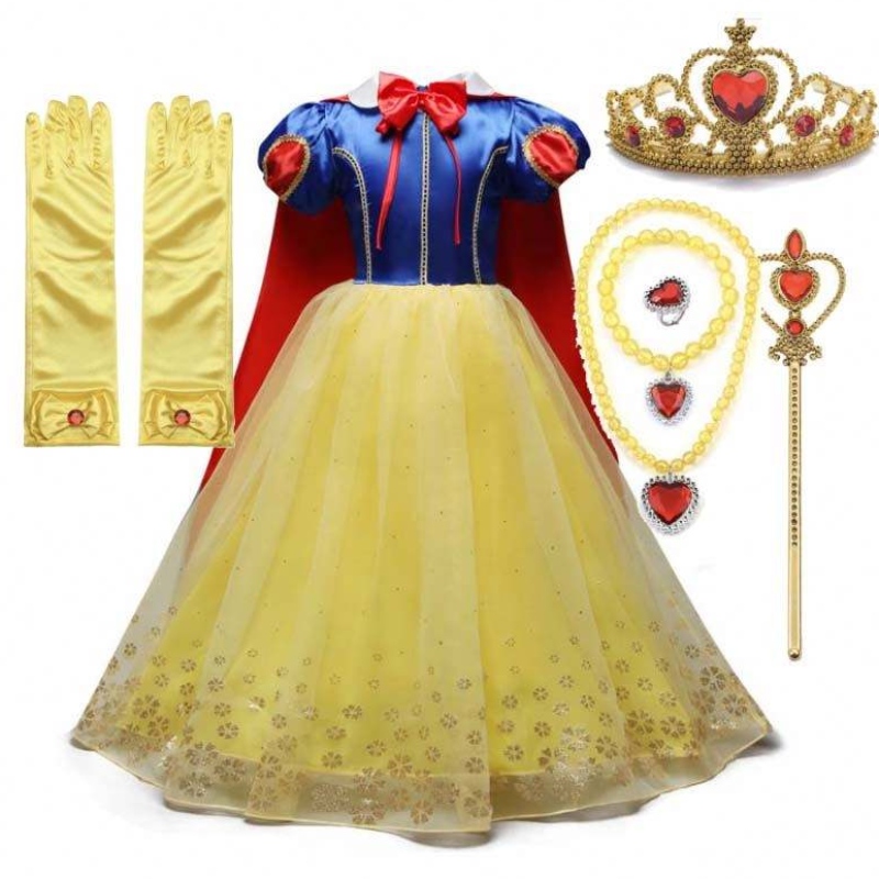 Halloween Cosplay Party Dress Up 2-11y Little Girl Girl Princess เครื่องแต่งกายพร้อมอุปกรณ์เสริม DGHC-001