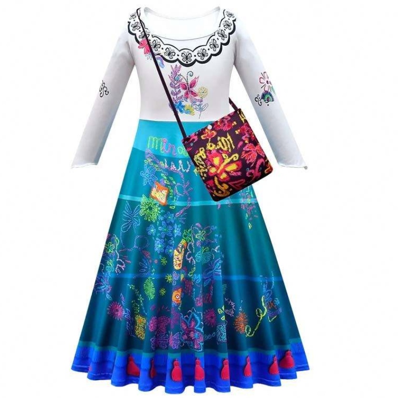 ผลิตภัณฑ์ที่ได้รับความนิยม 2022 90-160 ซม. Halloween Princess Dress Isabela Madrigal Encanto Mirabel คอสเพลย์ HCIS-012