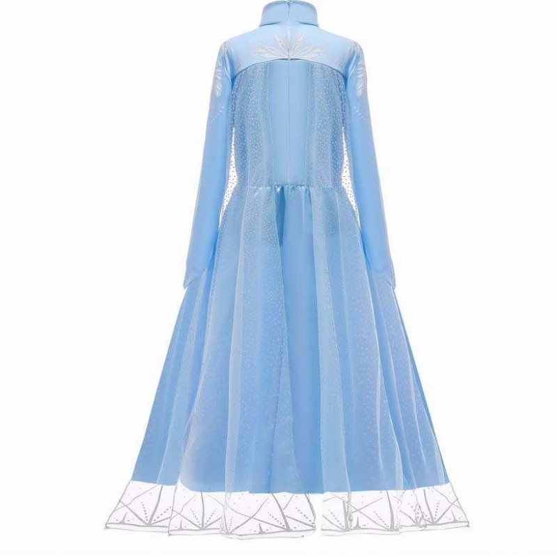 เด็กผู้หญิงฮัลโลวีนปาร์ตี้คอสเพลย์ 110-150 ซม. เจ้าหญิงแต่งตัว Elsa ชุดเจ้าหญิง HCGD-011
