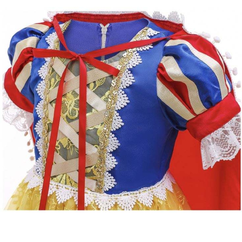 2022 New Sofia Aurora Snow White Elsa Rapunzel ชุดแต่งกาย Halloween Cosplay Girl Princess Dress HCSW-009