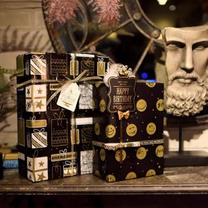 กระดาษห่อกระดาษกระดาษทิชชูสำหรับโลโก้ที่กำหนดเอง Borthday พิมพ์ 60G/70G/80G/90G/100G Wrapp