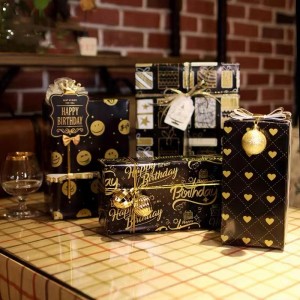 กระดาษห่อกระดาษกระดาษทิชชูสำหรับโลโก้ที่กำหนดเอง Borthday พิมพ์ 60G/70G/80G/90G/100G Wrapp