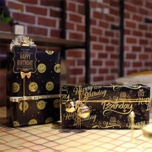 กระดาษห่อกระดาษกระดาษทิชชูสำหรับโลโก้ที่กำหนดเอง Borthday พิมพ์ 60G/70G/80G/90G/100G Wrapp