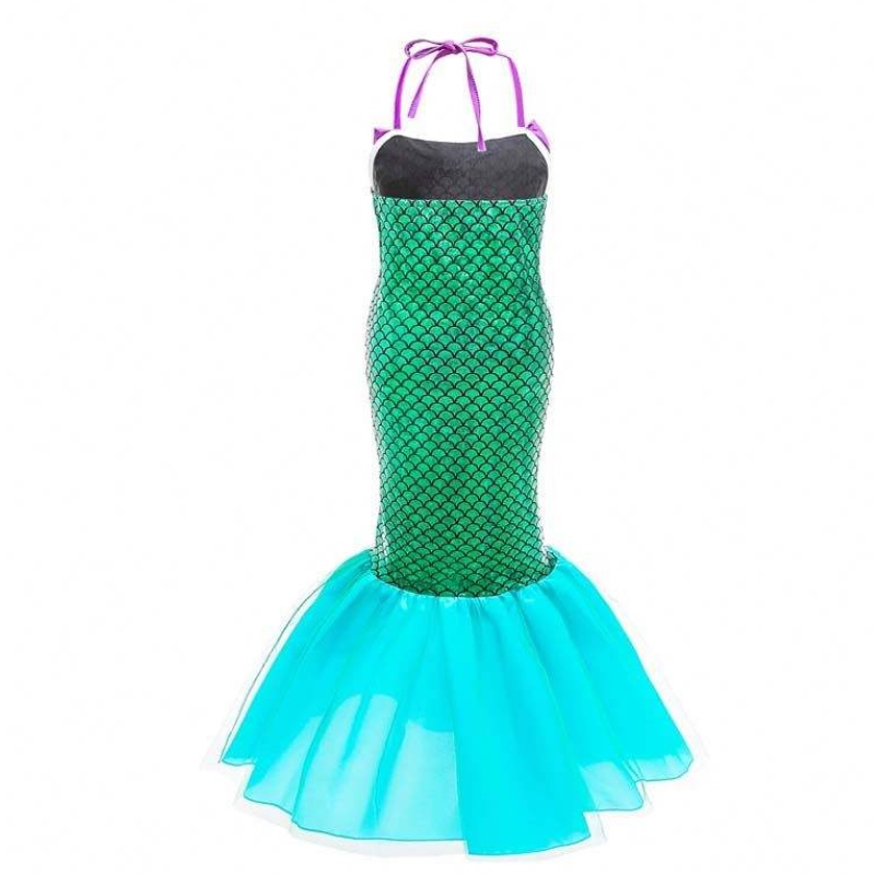 เด็กเด็กผู้หญิงคอสเพลย์เครื่องแต่งกาย Ariel Princess Little Mermaid Dress สำหรับเด็กเด็กผู้หญิง HCMM-009