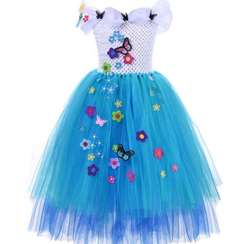 เด็กผู้หญิง 1-8 ปีถักแฮนด์เมด Tulle Mirabel Isabela Encanto Tutu Dress HCIS-014