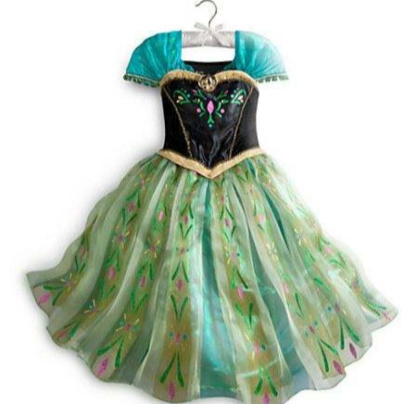 Elsa Wholesale Little Girl Party สวมชุดคอสเพลย์ Disny Princess Dress bxlsxb