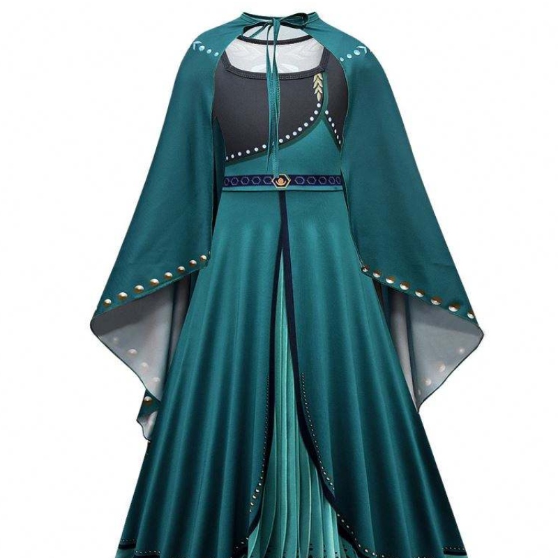 Anna Elsa Princess Dress for Girl วันเกิดปาร์ตี้ Tulle Prom Gown Kids Helloween/christmas คอสเพลย์สโนว์ราชินีราชาภิเษก