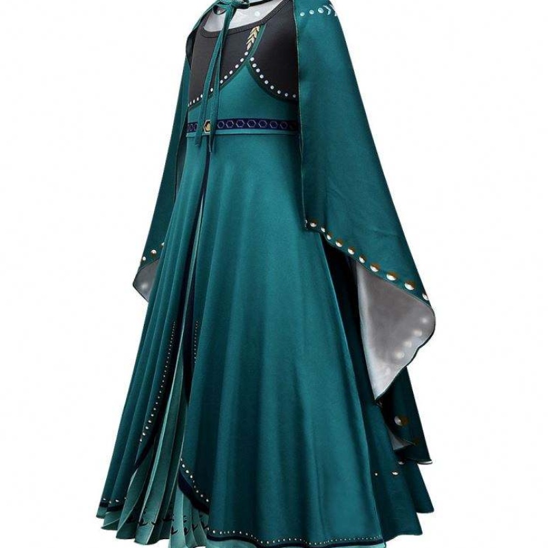 Anna Elsa Princess Dress for Girl วันเกิดปาร์ตี้ Tulle Prom Gown Kids Helloween/christmas คอสเพลย์สโนว์ราชินีราชาภิเษก