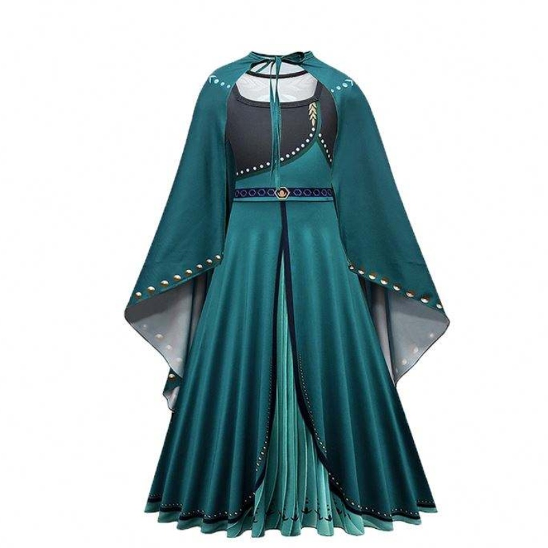 Anna Elsa Princess Dress for Girl วันเกิดปาร์ตี้ Tulle Prom Gown Kids Helloween/christmas คอสเพลย์สโนว์ราชินีราชาภิเษก