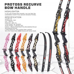 elongarrow 68inch/70inch et-11 ilf recurve bow archery ธนูธนูสำหรับการแข่งขัน