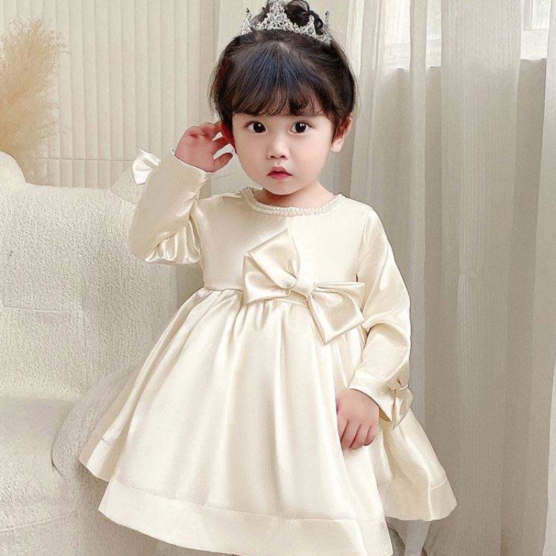 Baige Children Dress Party Wear Fairy Flower Girls Dresses 6 ปีลูกบอลวันเกิด Gown 9105