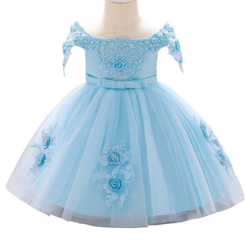 เด็กคุณภาพสูง Frock Princess Dress Children Frock Design เครื่องแต่งกาย embriodary l5057xz