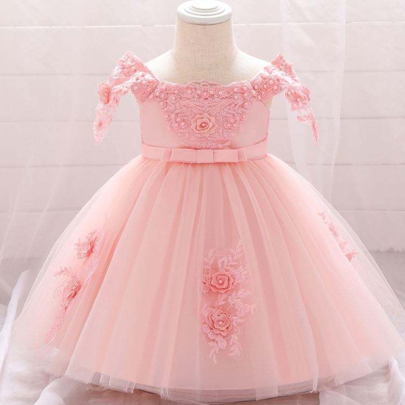 เด็กคุณภาพสูง Frock Princess Dress Children Frock Design เครื่องแต่งกาย embriodary l5057xz